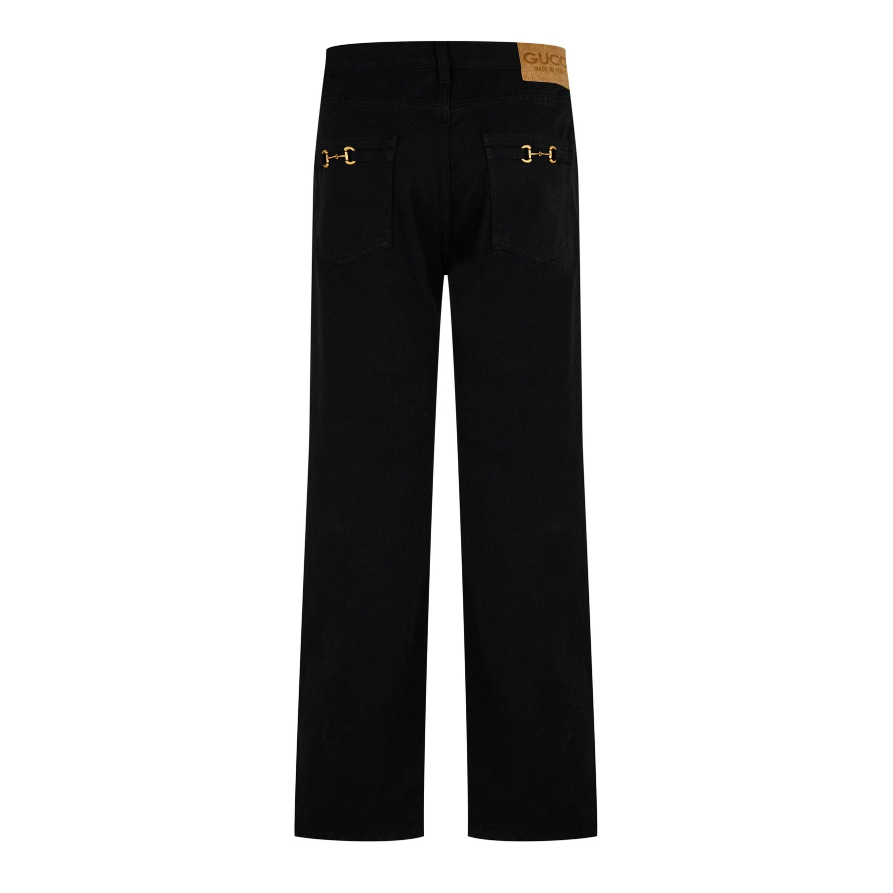 Horsebit Straight Jeans