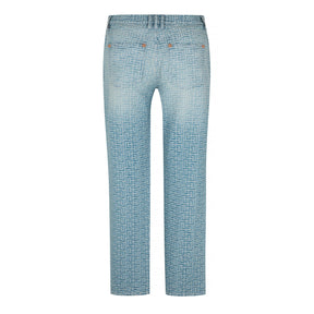 Monogram Straight Leg Jeans