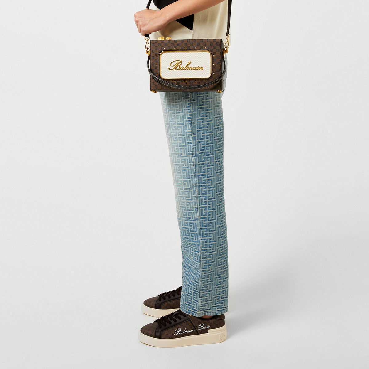 Monogram Straight Leg Jeans