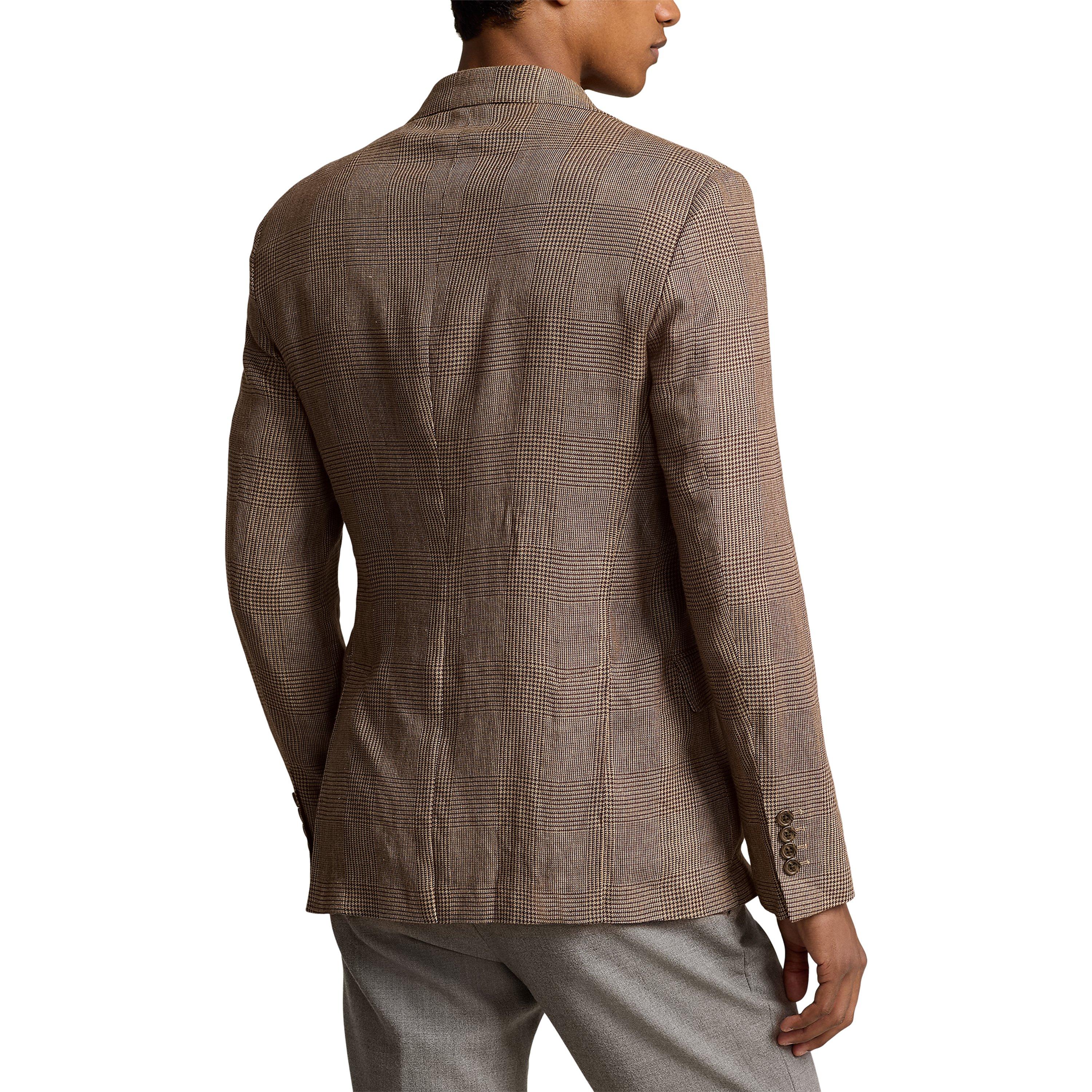 Polo Soft Modern Glen Plaid Suit Jacket