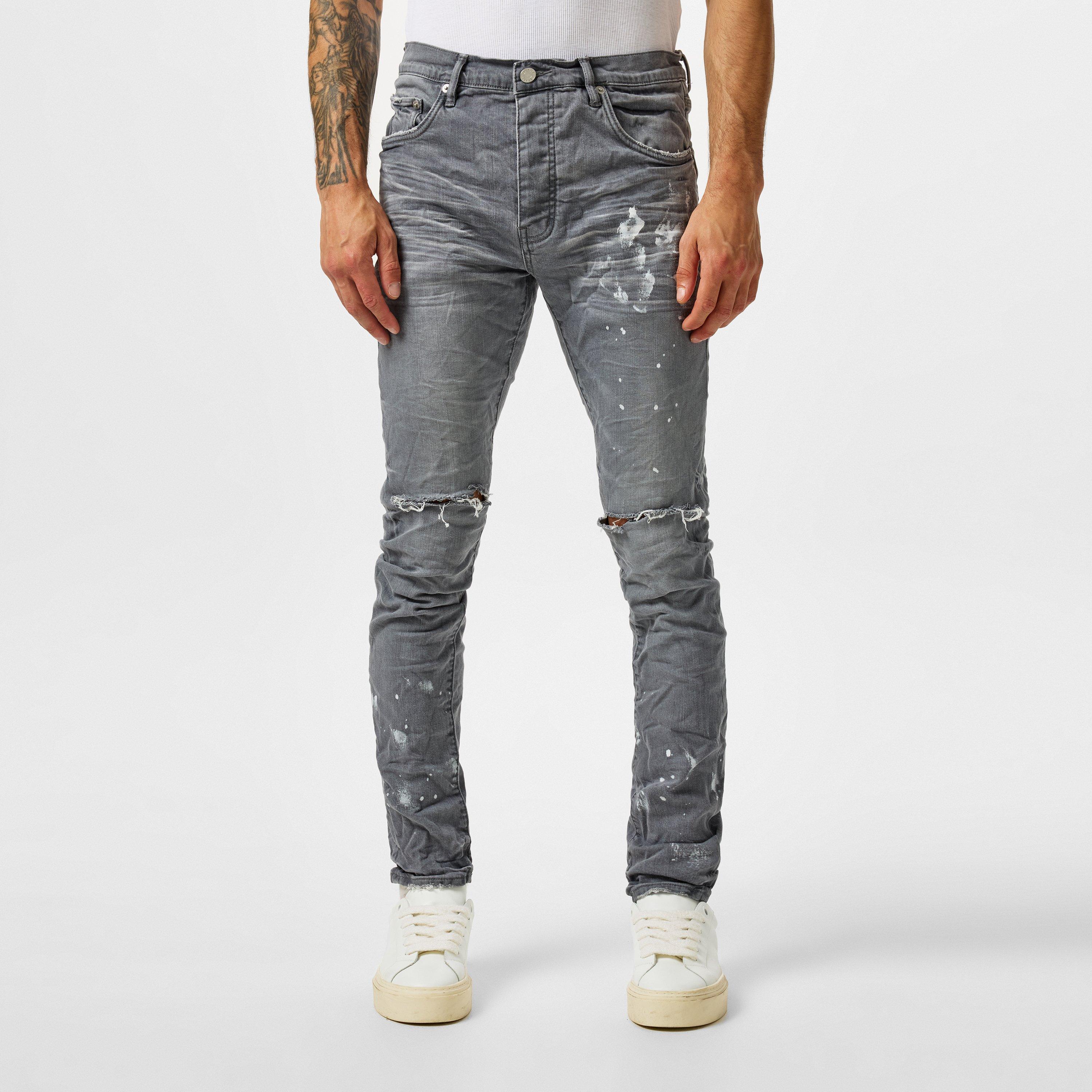 P001 Worn Slim Jeans