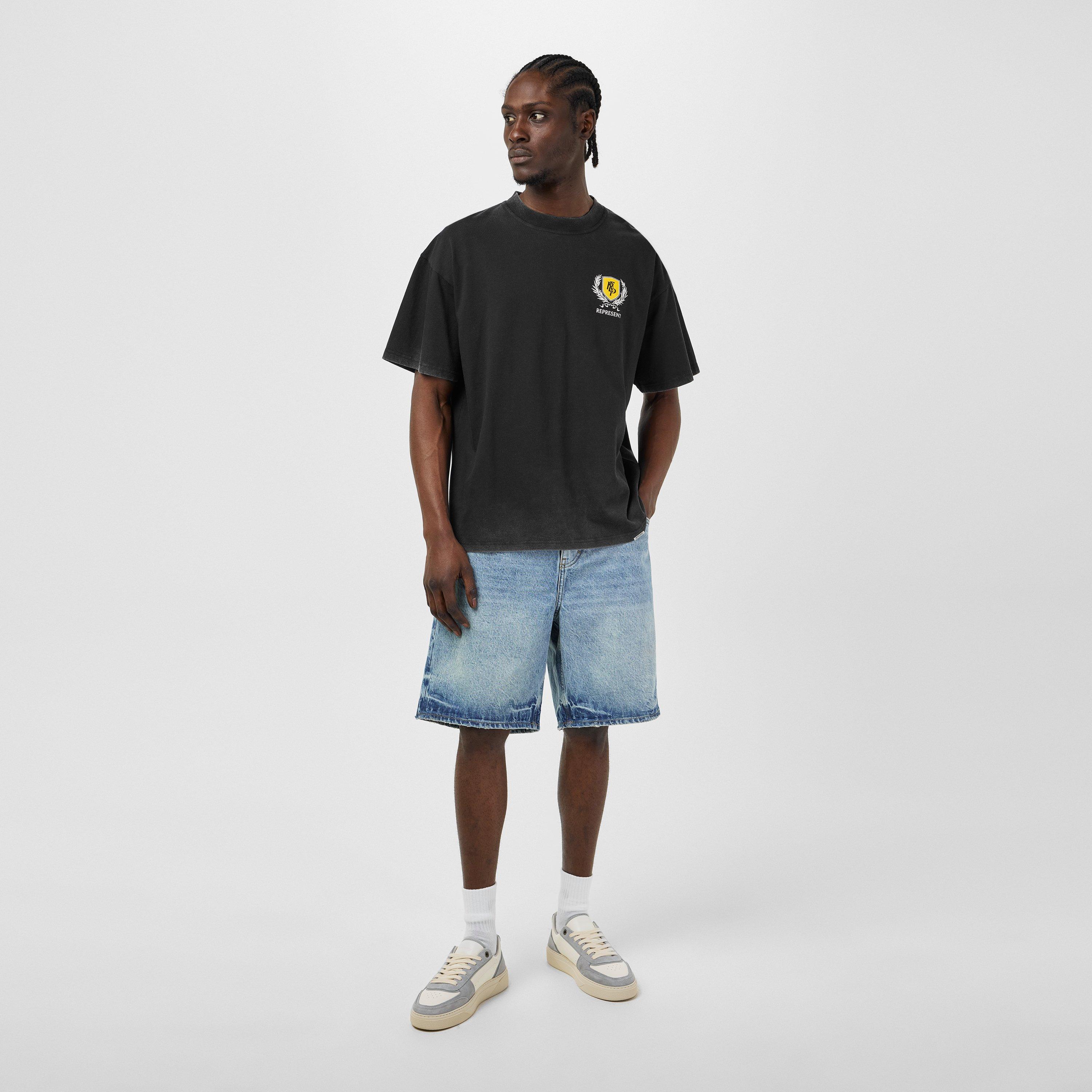 Men's Rep Denim Shorts, 5-Pocket Design