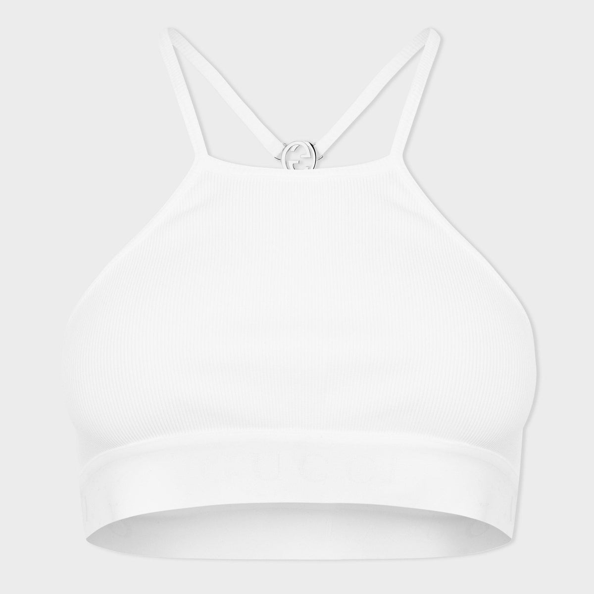 Nylon Ribbed Tank Top