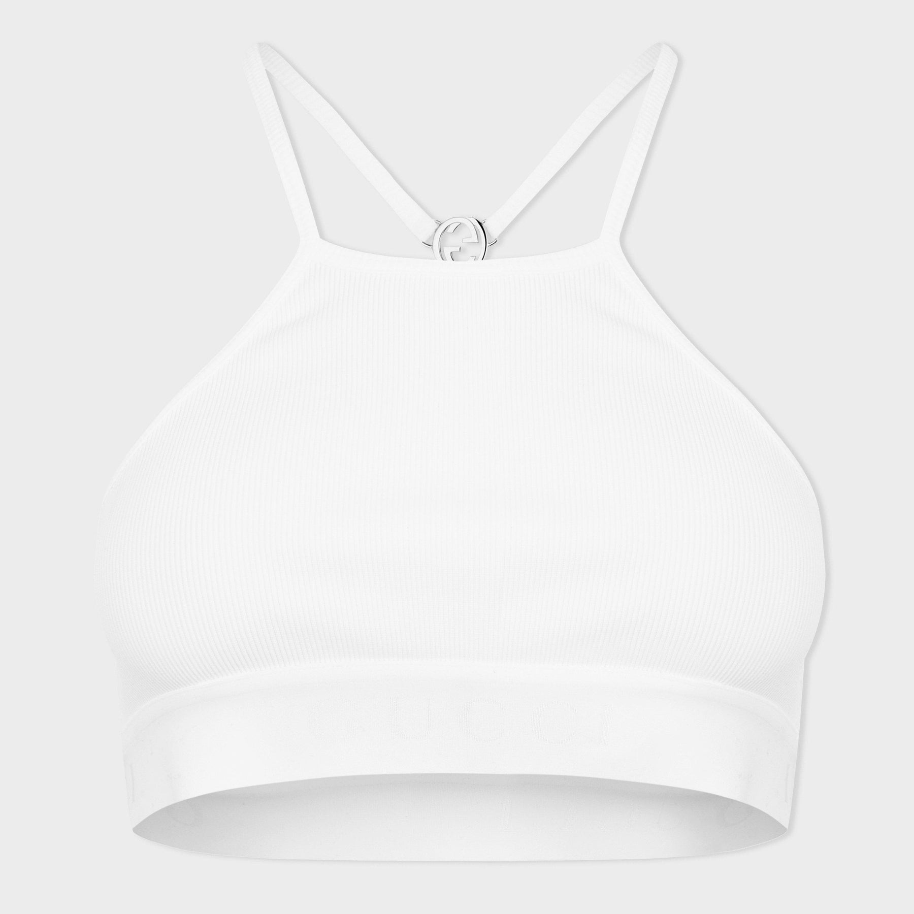 Nylon Ribbed Tank Top