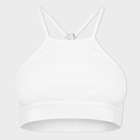 Nylon Ribbed Tank Top