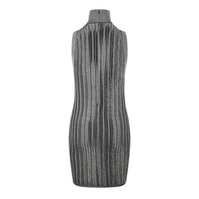 Slinky Rib Knit Mini Dress