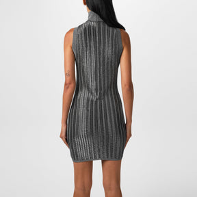 Slinky Rib Knit Mini Dress