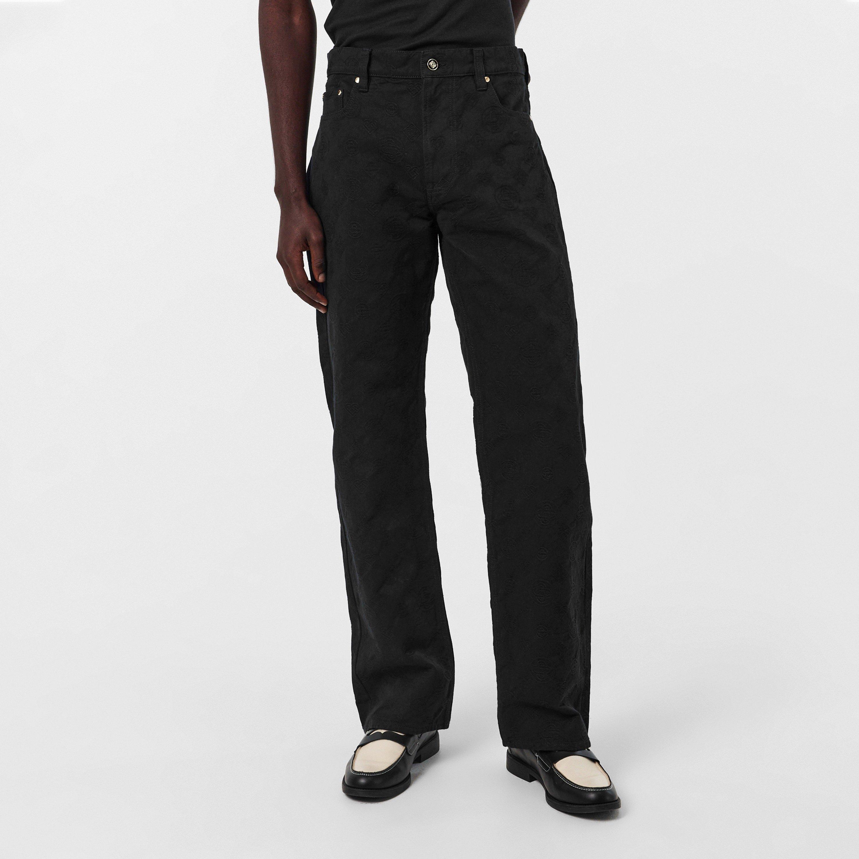 Mono Durable Denim Structured Fit Straight Leg Jeans