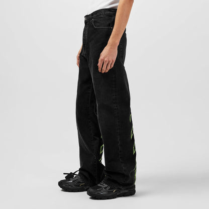 Diag Relax Straight Leg Jeans