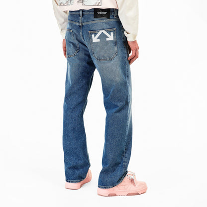 Half Arrow Straight Leg Jeans