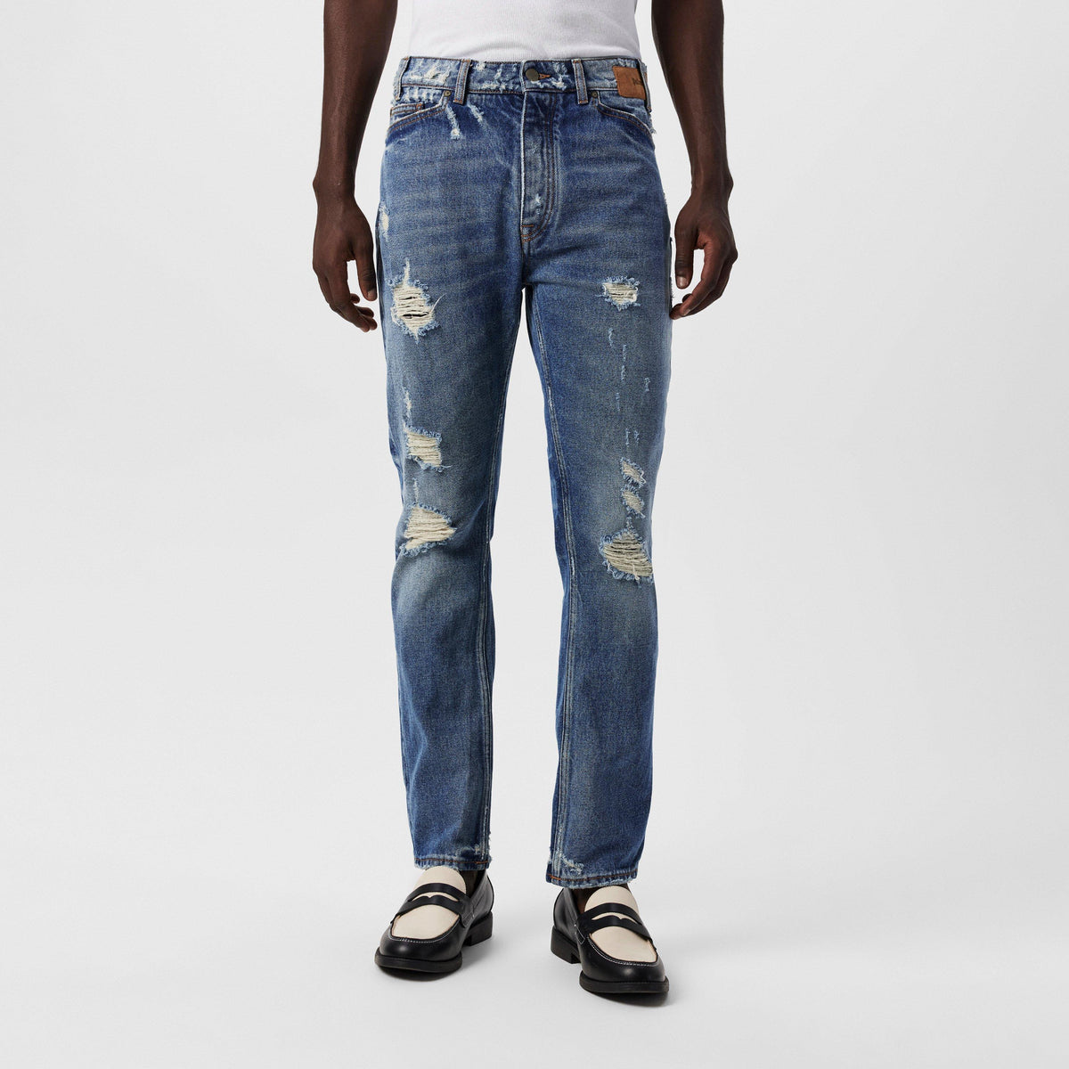Mid Waist Regular Jeans