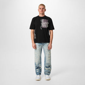 Super Distressed 5 Pocket Jeans