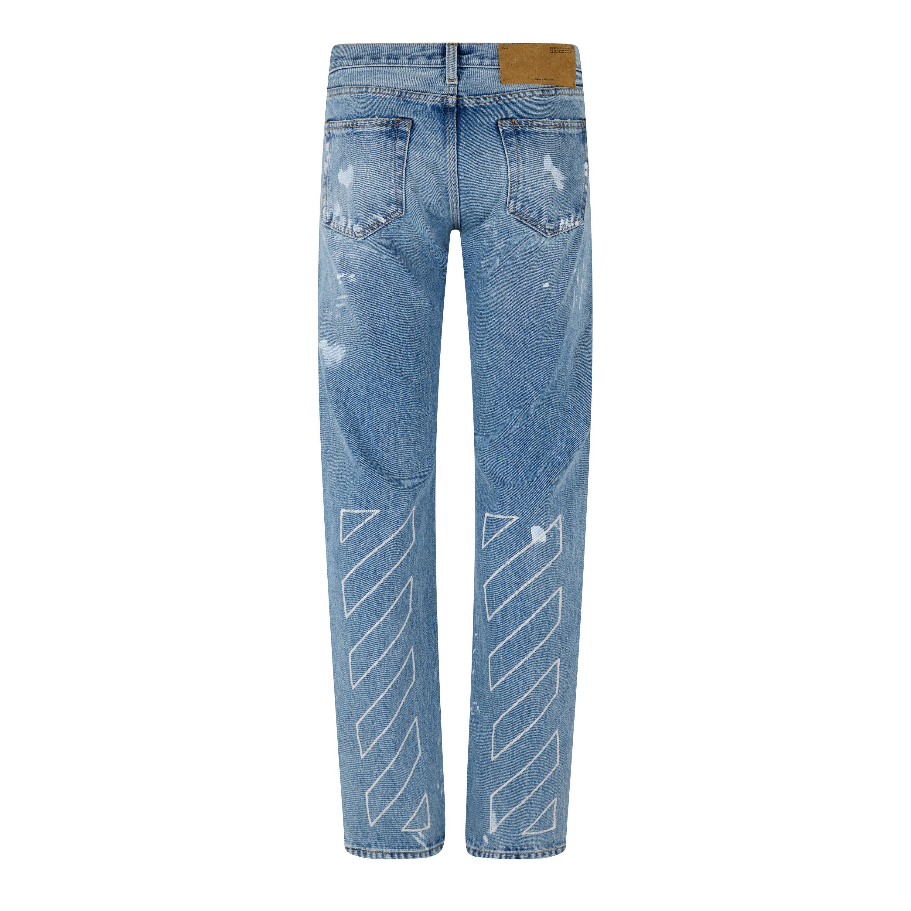 Diagonal Slim Jeans