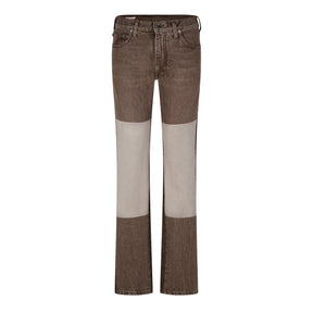 Diagonal Slim Fit Jeans
