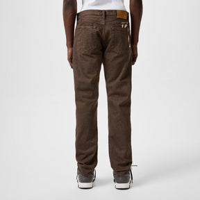 Diagonal Slim Fit Jeans