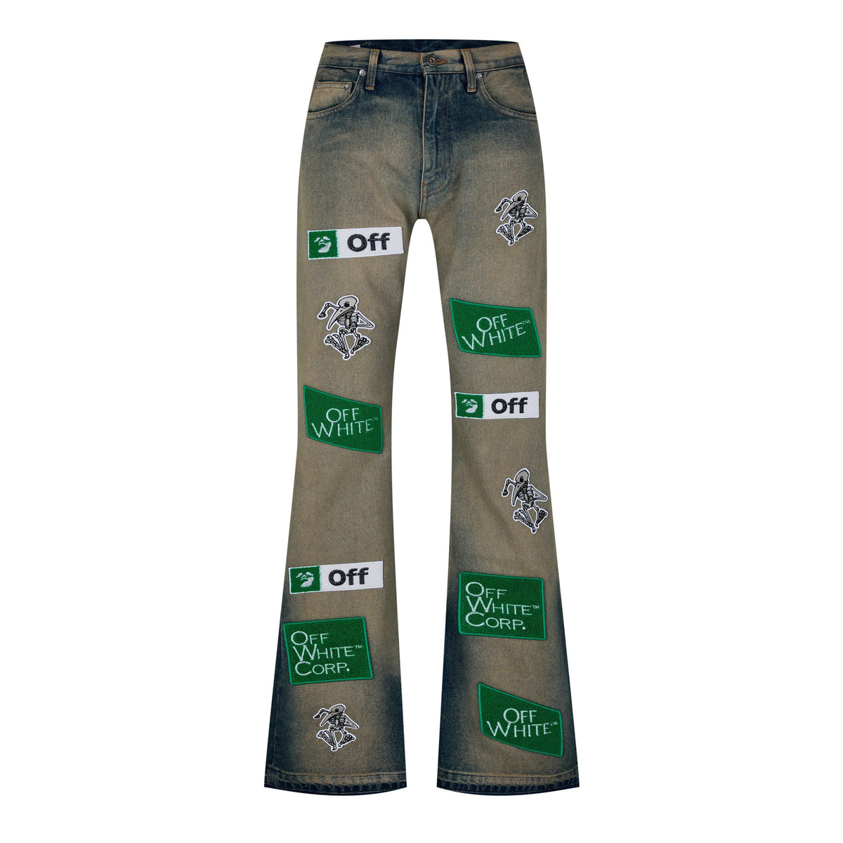 Diag Multi-Logo Jeans