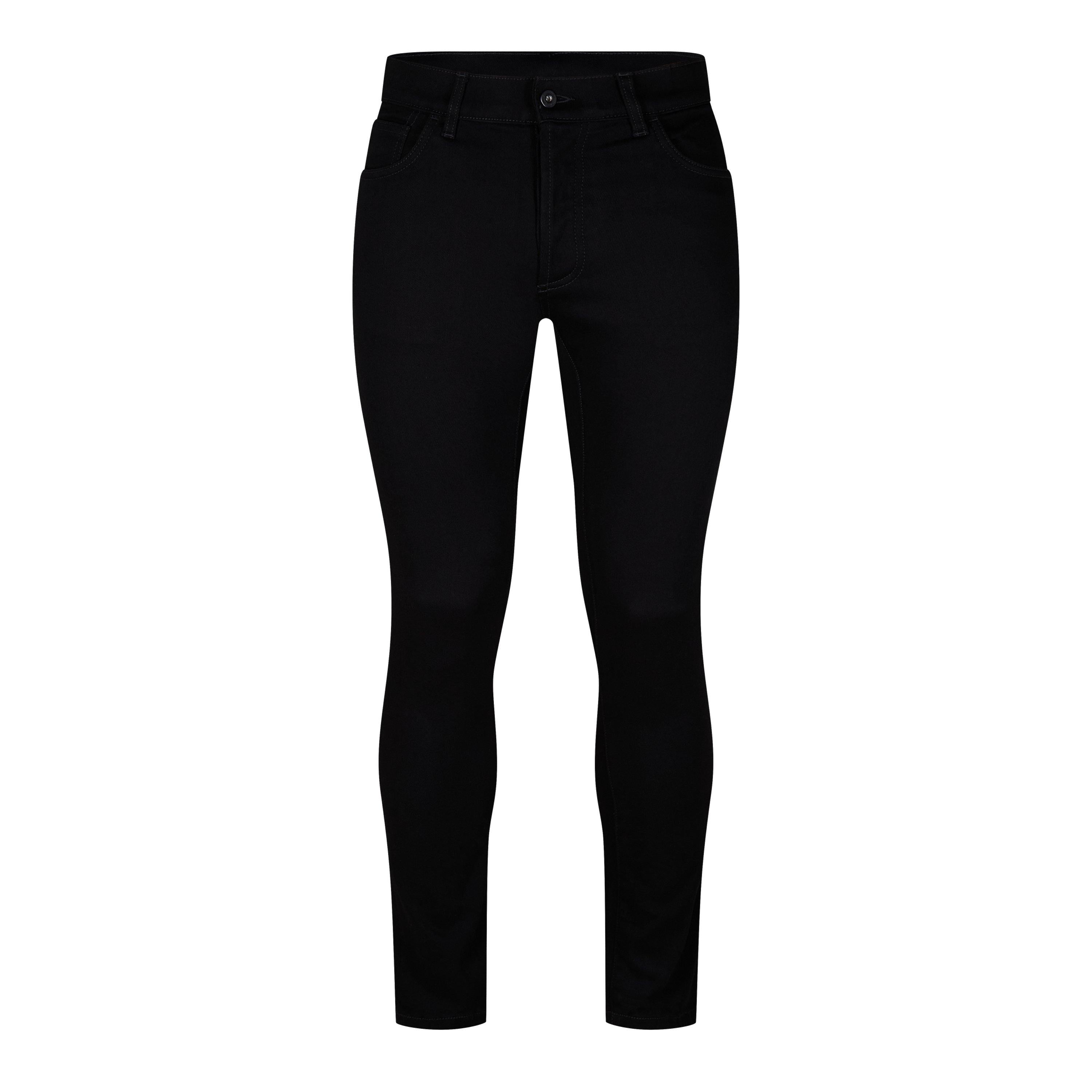 Embroidered Logo Straight-Leg Jeans