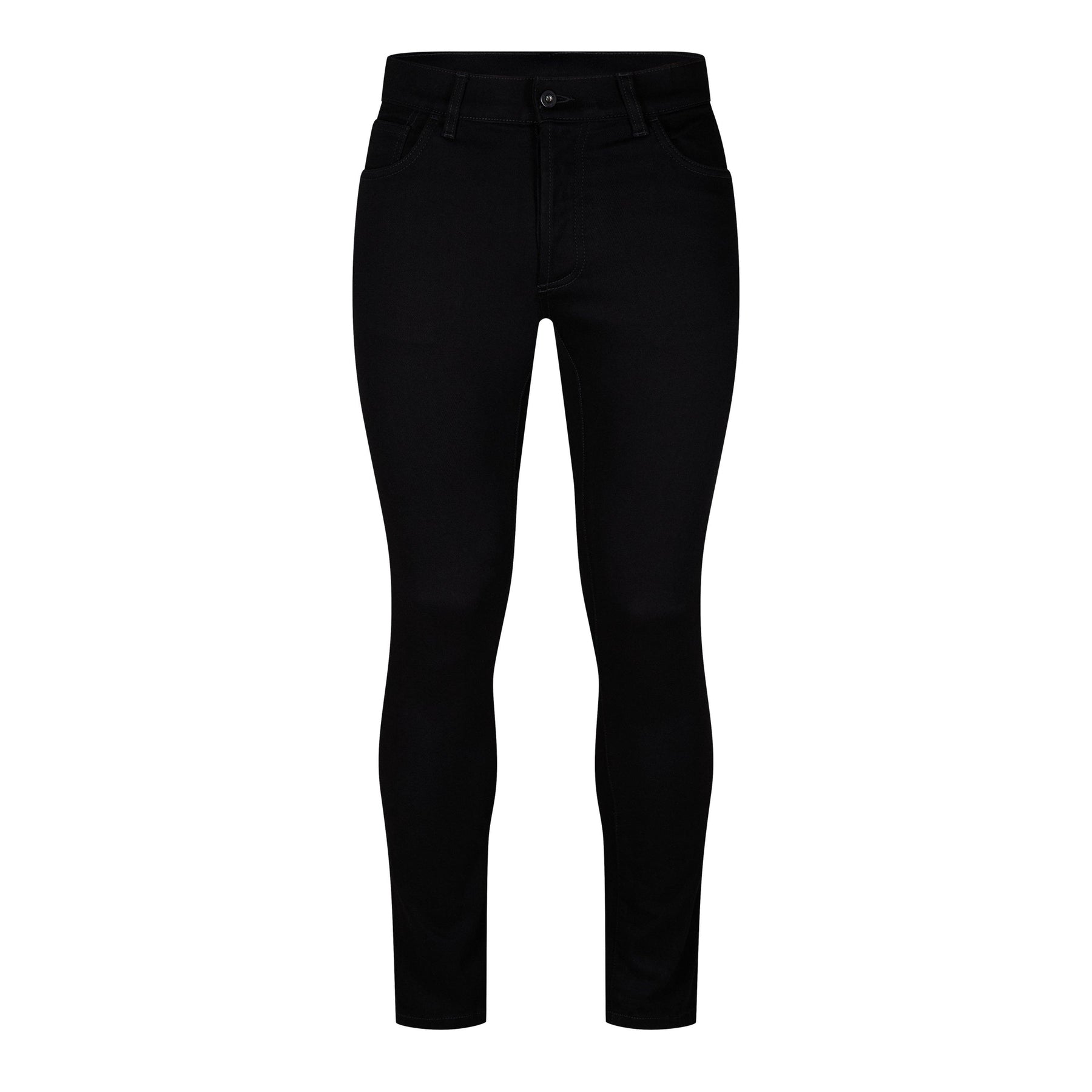 Embroidered Logo Straight-Leg Jeans