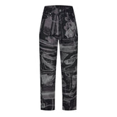 Pattern Slim Jeans