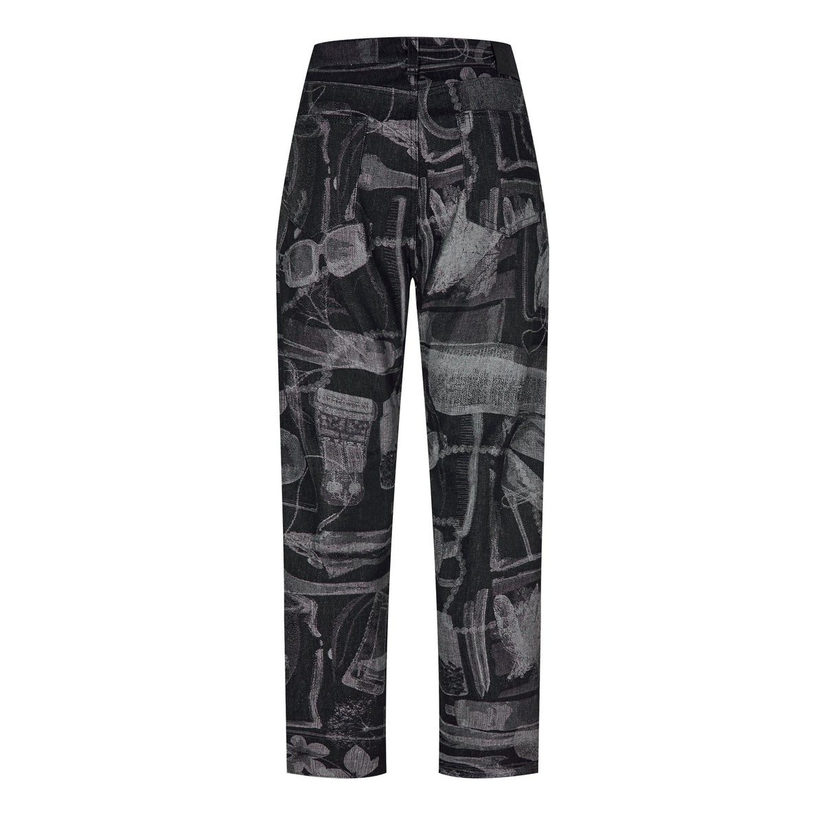 Pattern Slim Jeans