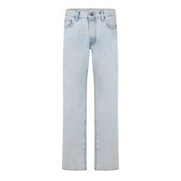 Diagonal Cotton Slim Fit Jeans
