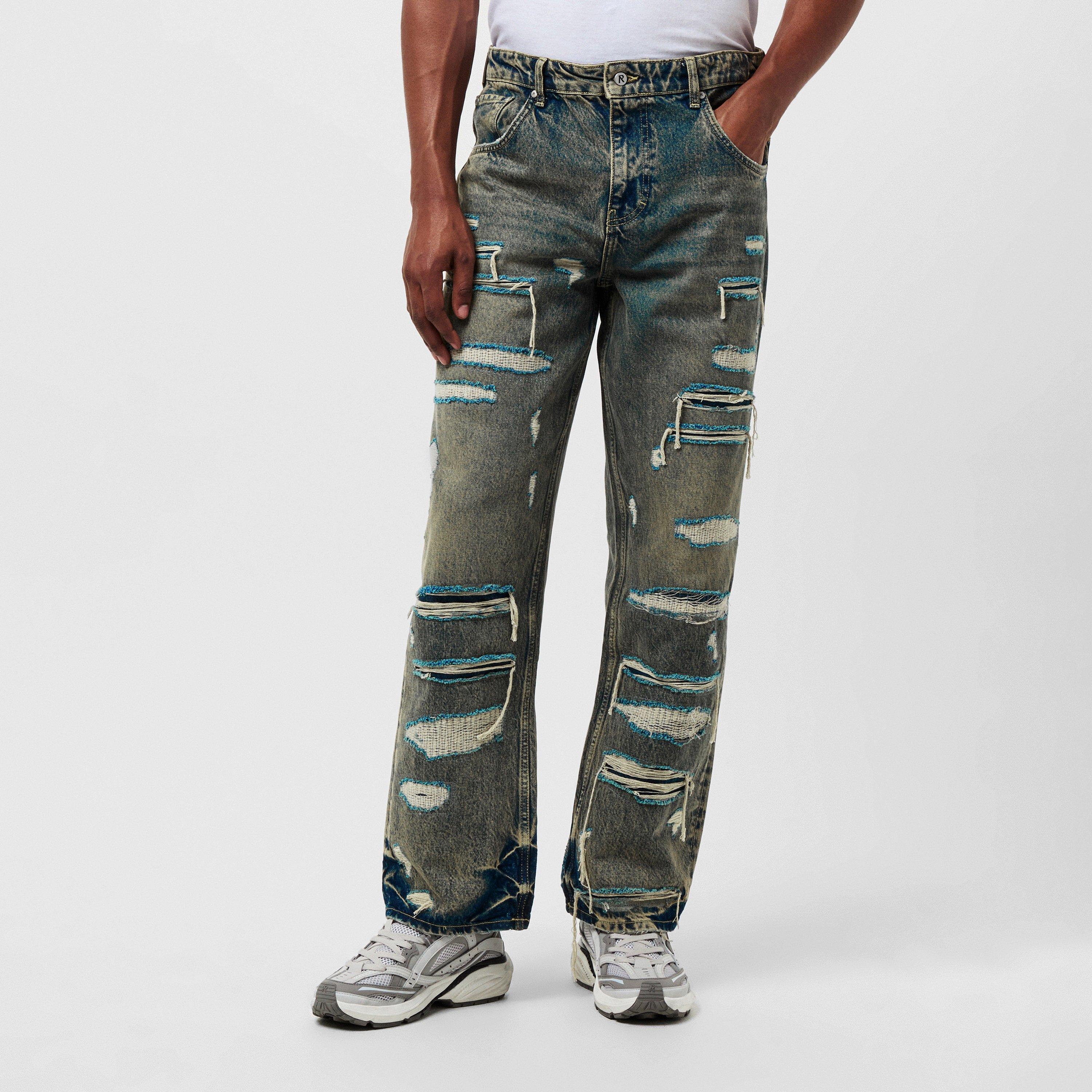 Denim Straight Leg Jeans
