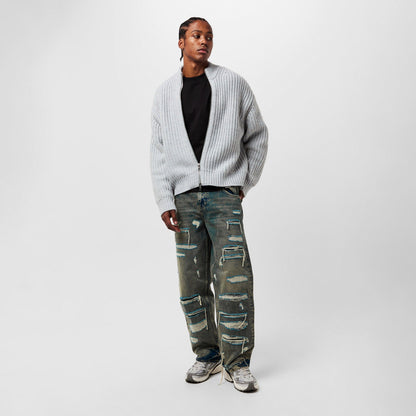 Denim Straight Leg Jeans