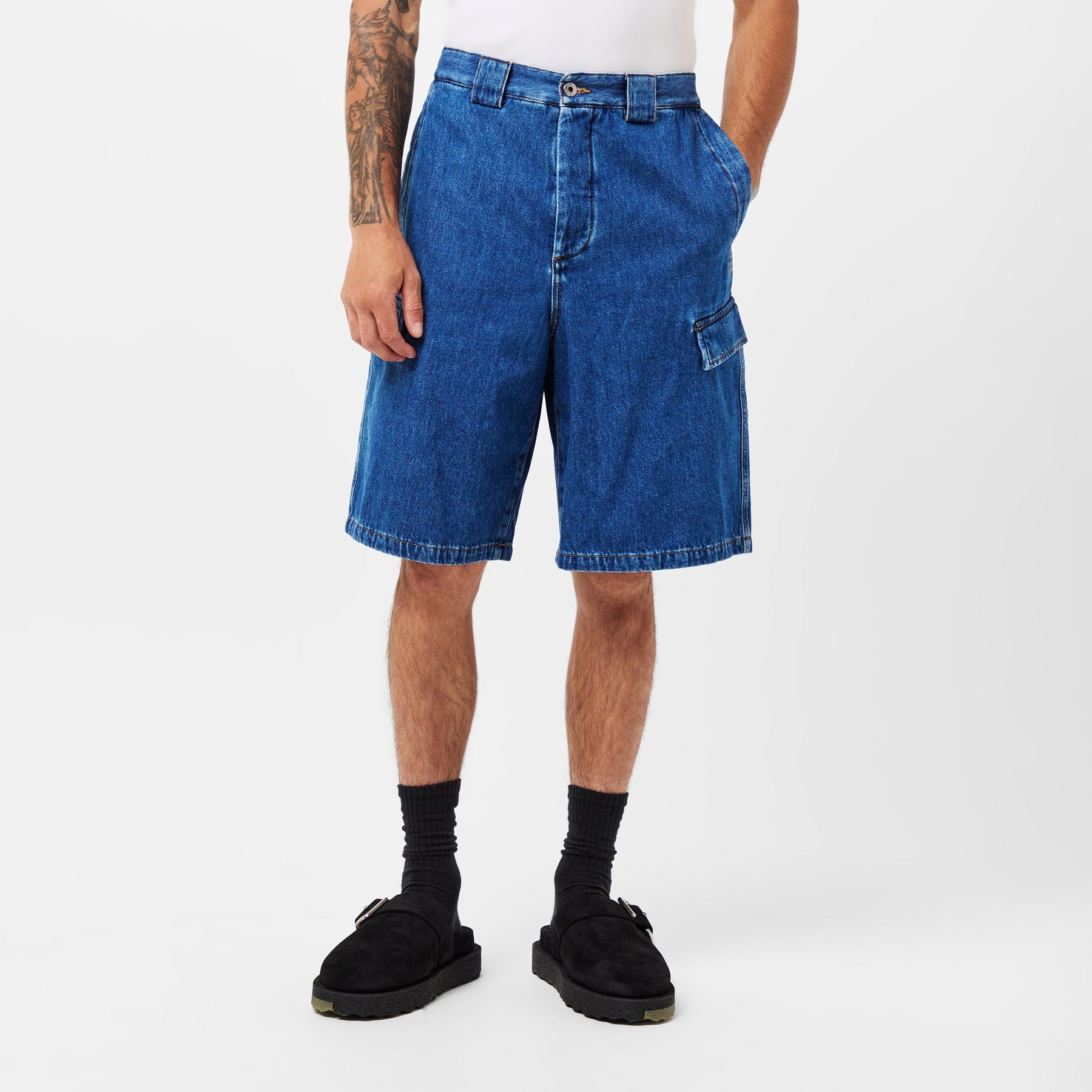 Off Denim Short Sn99