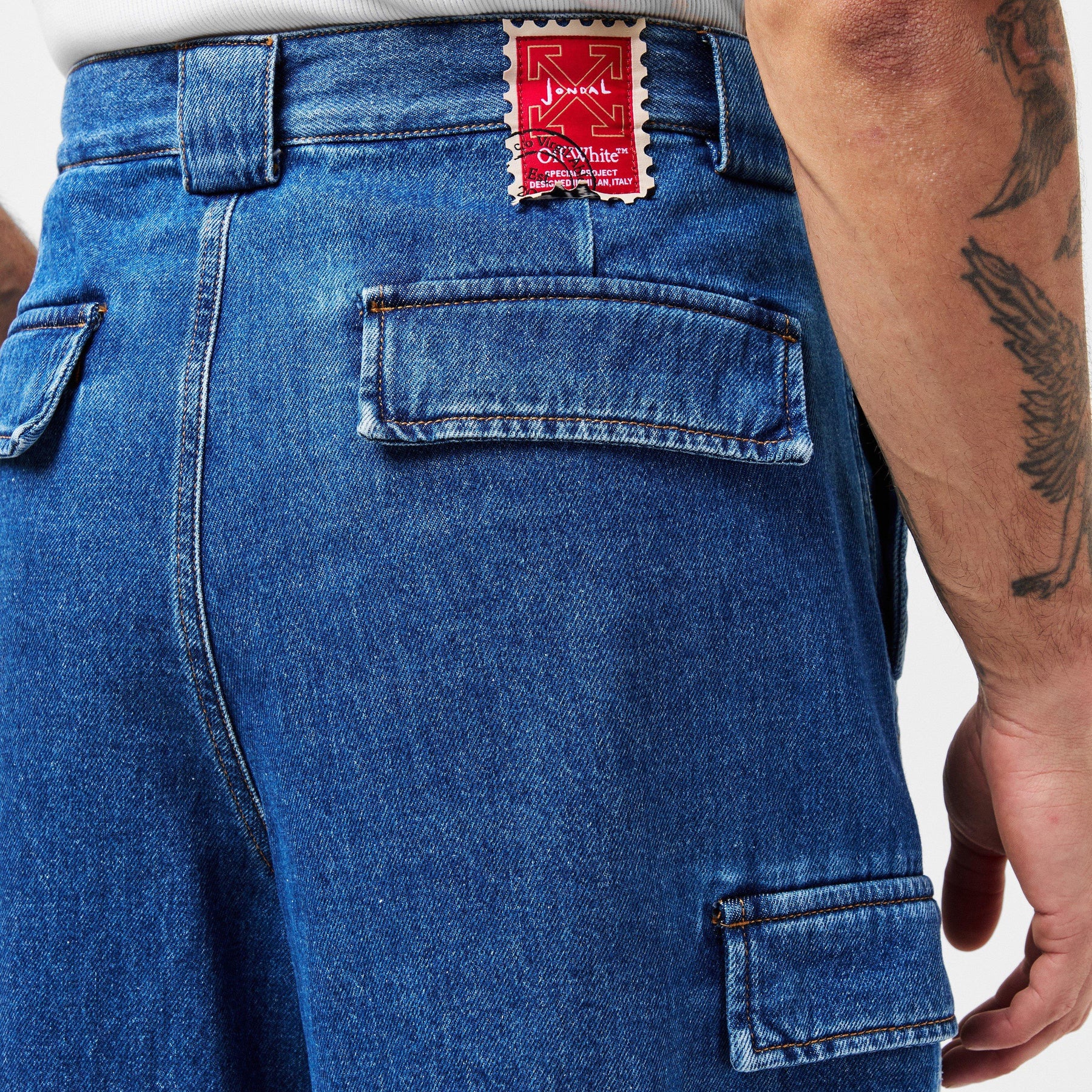 Off Denim Short Sn99