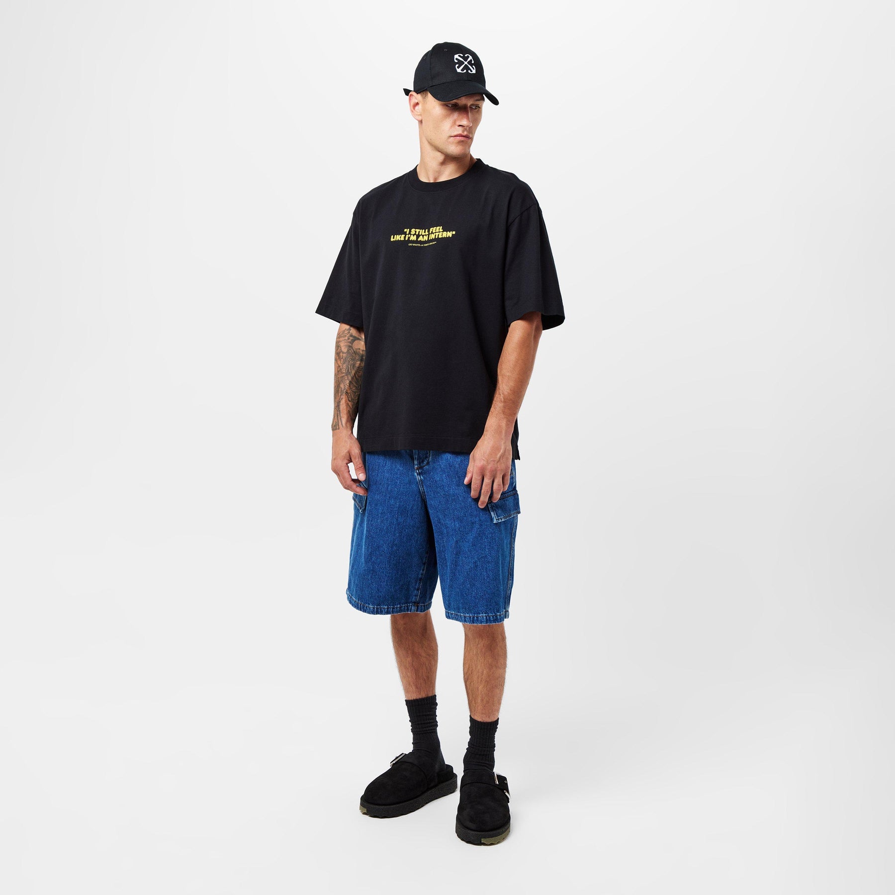 Off Denim Short Sn99
