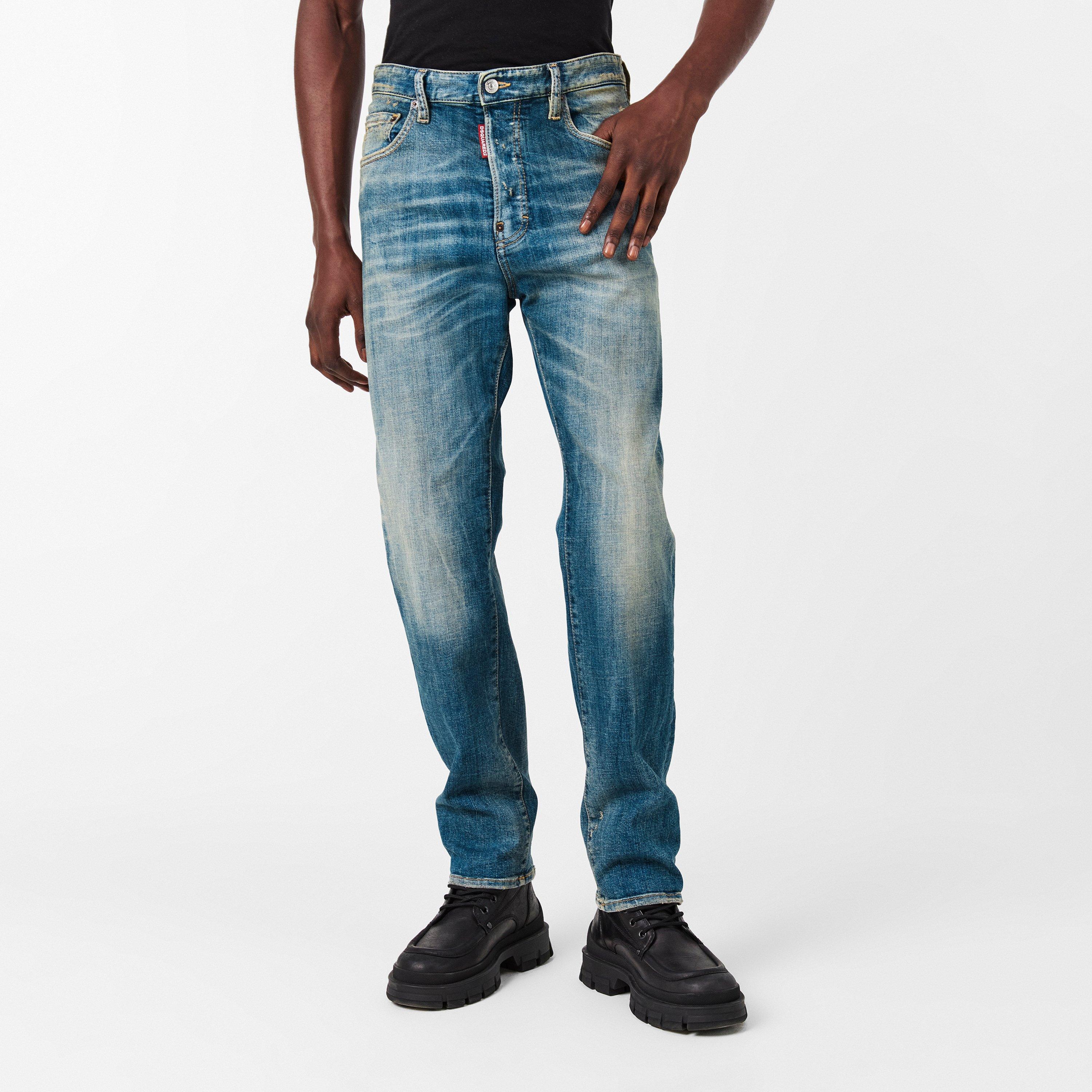 Denim Straight Leg Jeans