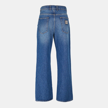 Relaxed Straight Leg Jeans