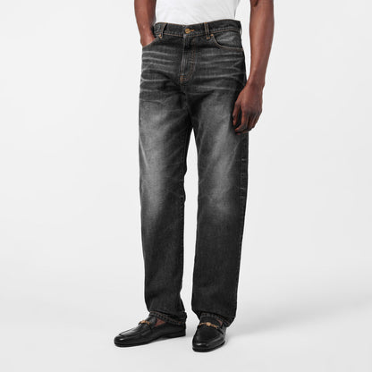 Denim Straight Leg Jeans