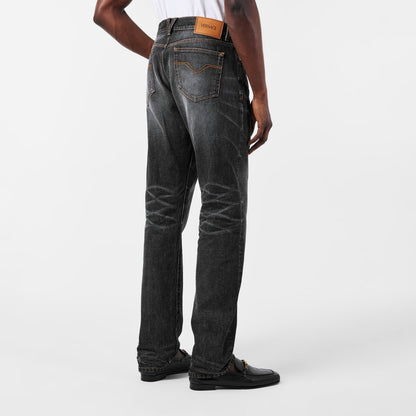 Denim Straight Leg Jeans