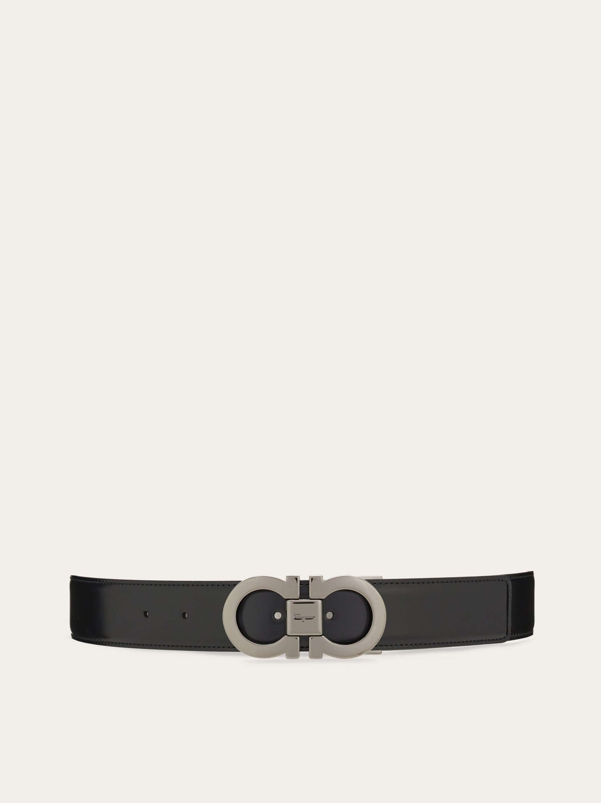 Ferragamo Reversible and adjustable Gancini belt - Belts | Shop From The Mirage