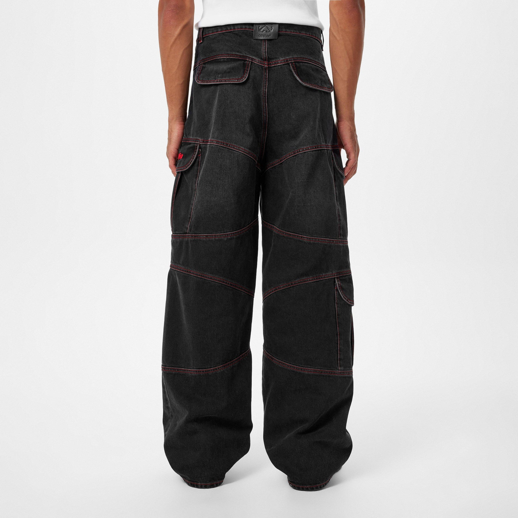 Men's Samurai Straight Jeans, Iconic Logo Embroidery