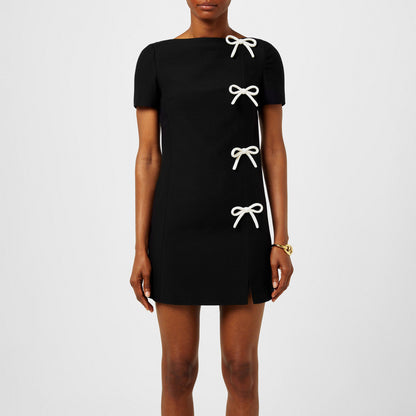 Crepe Couture Mini Dress