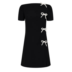 Crepe Couture Mini Dress
