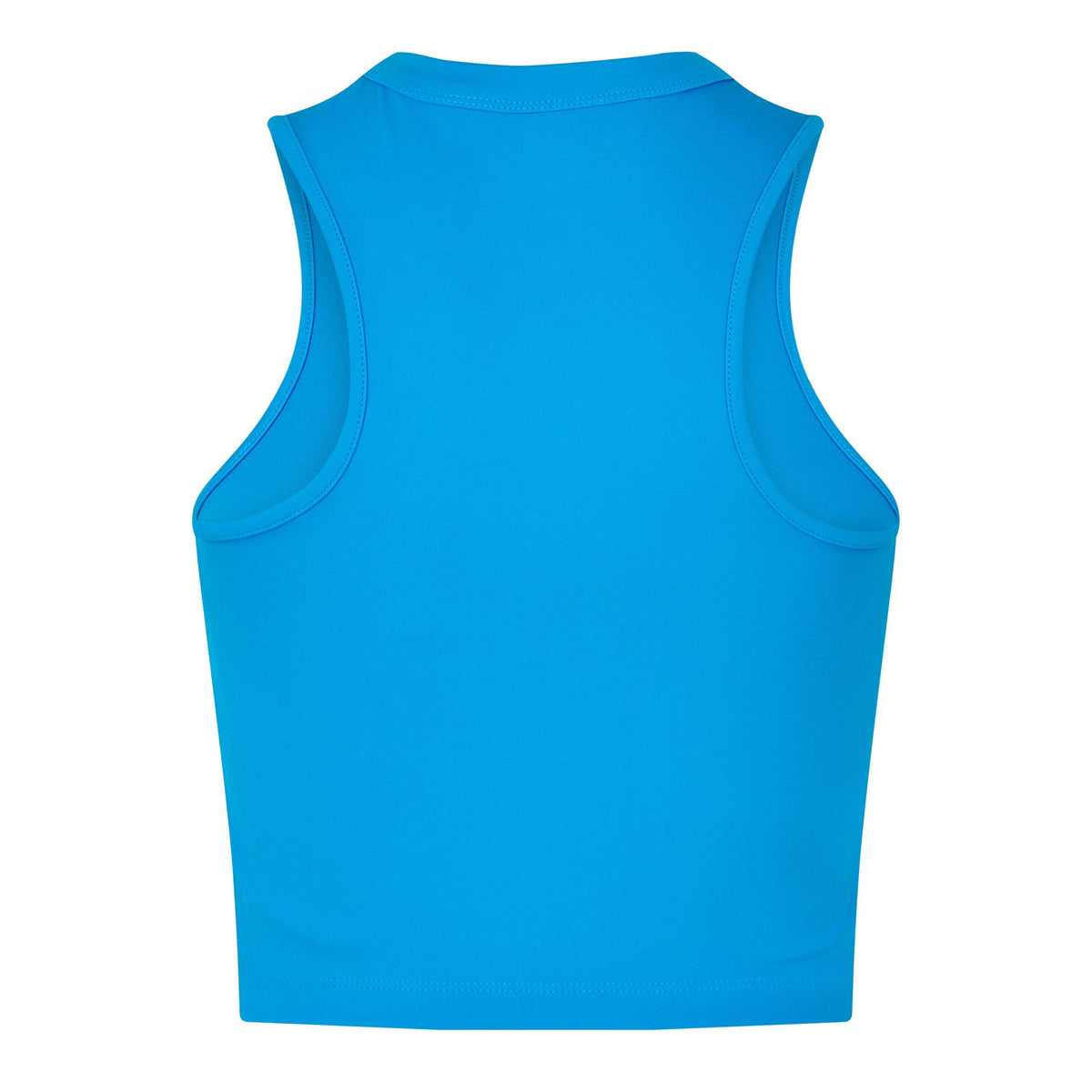 Cropped Printed Ribbed Tank Top