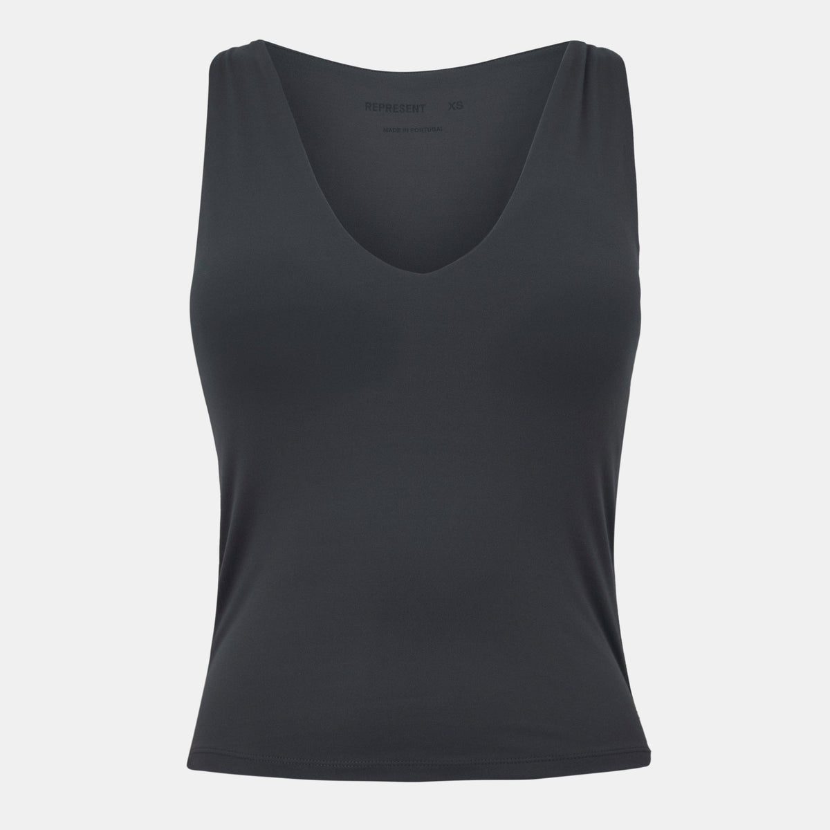 Women's V Neck Tank Top with Built-in Bra