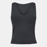 Women's V Neck Tank Top with Built-in Bra