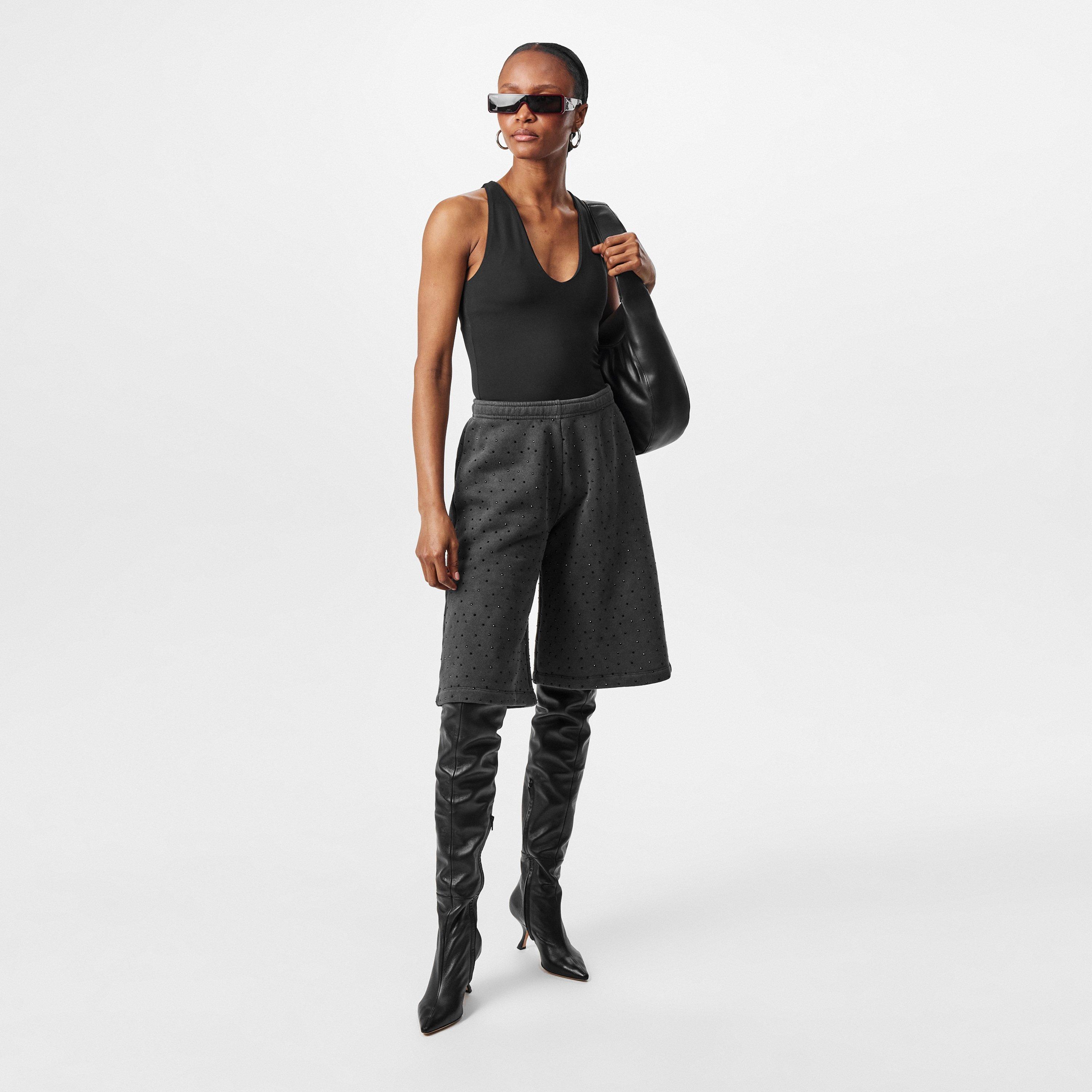 Women's V Neck Tank Top with Built-in Bra