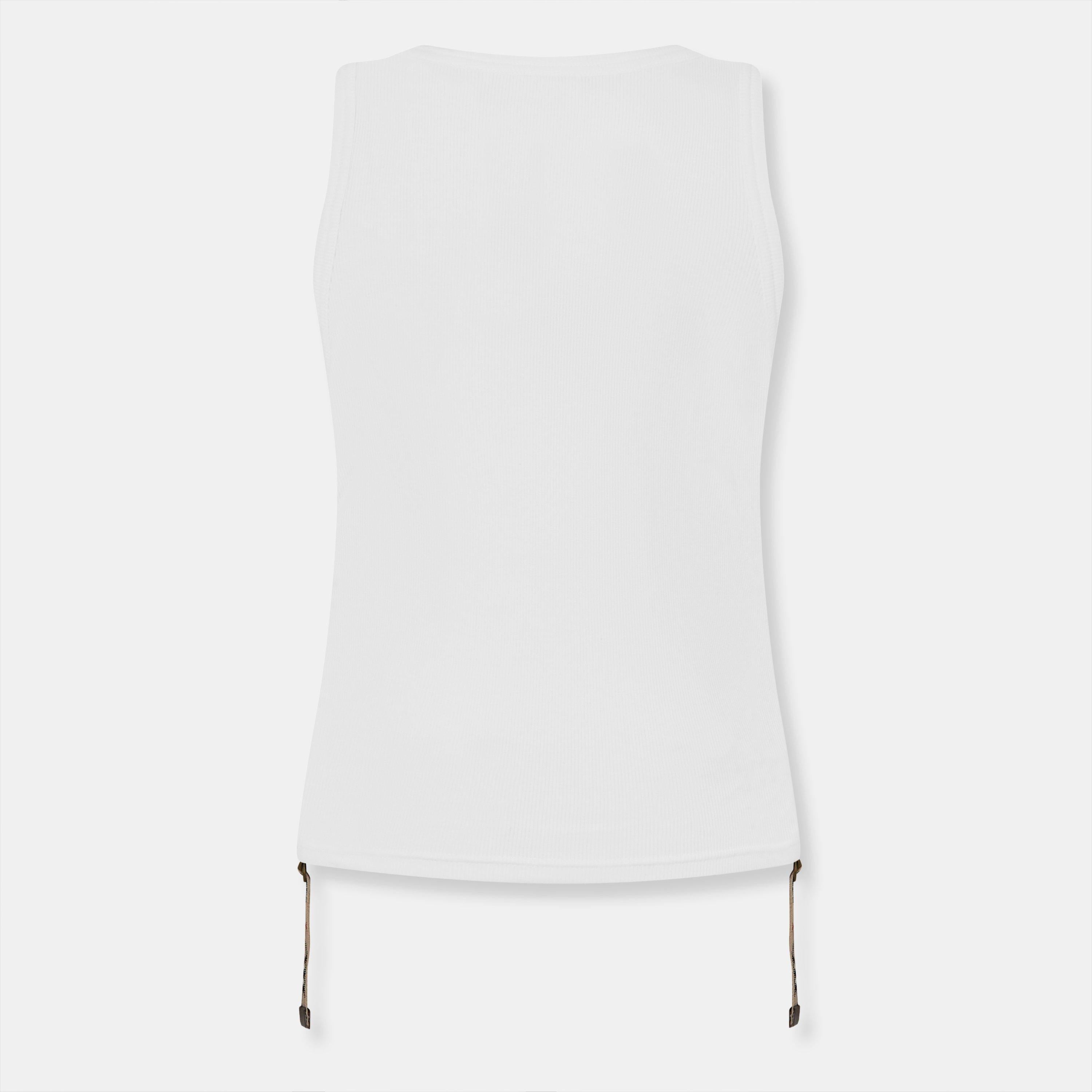Ruched Buckle Tank Top