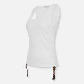 Ruched Buckle Tank Top
