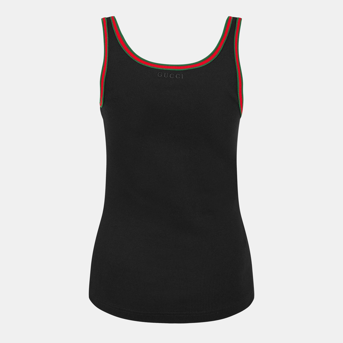 Cotton Rib Tank Top With Web