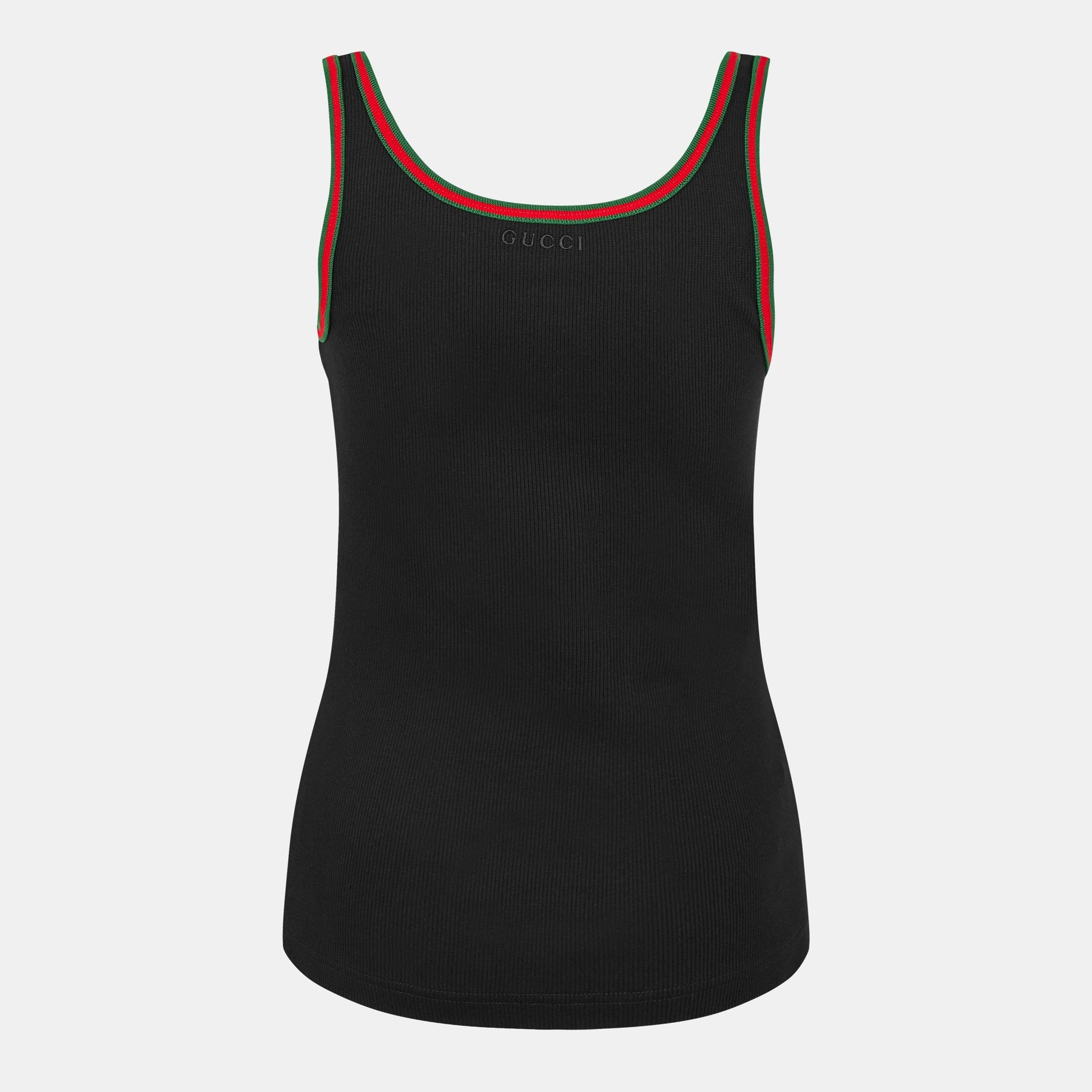 Cotton Rib Tank Top With Web