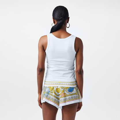 Barocco Printed Sleeveless Tank Vest