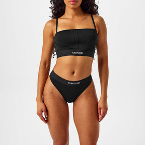 Women's Jacquard Modal Signature Crop Top