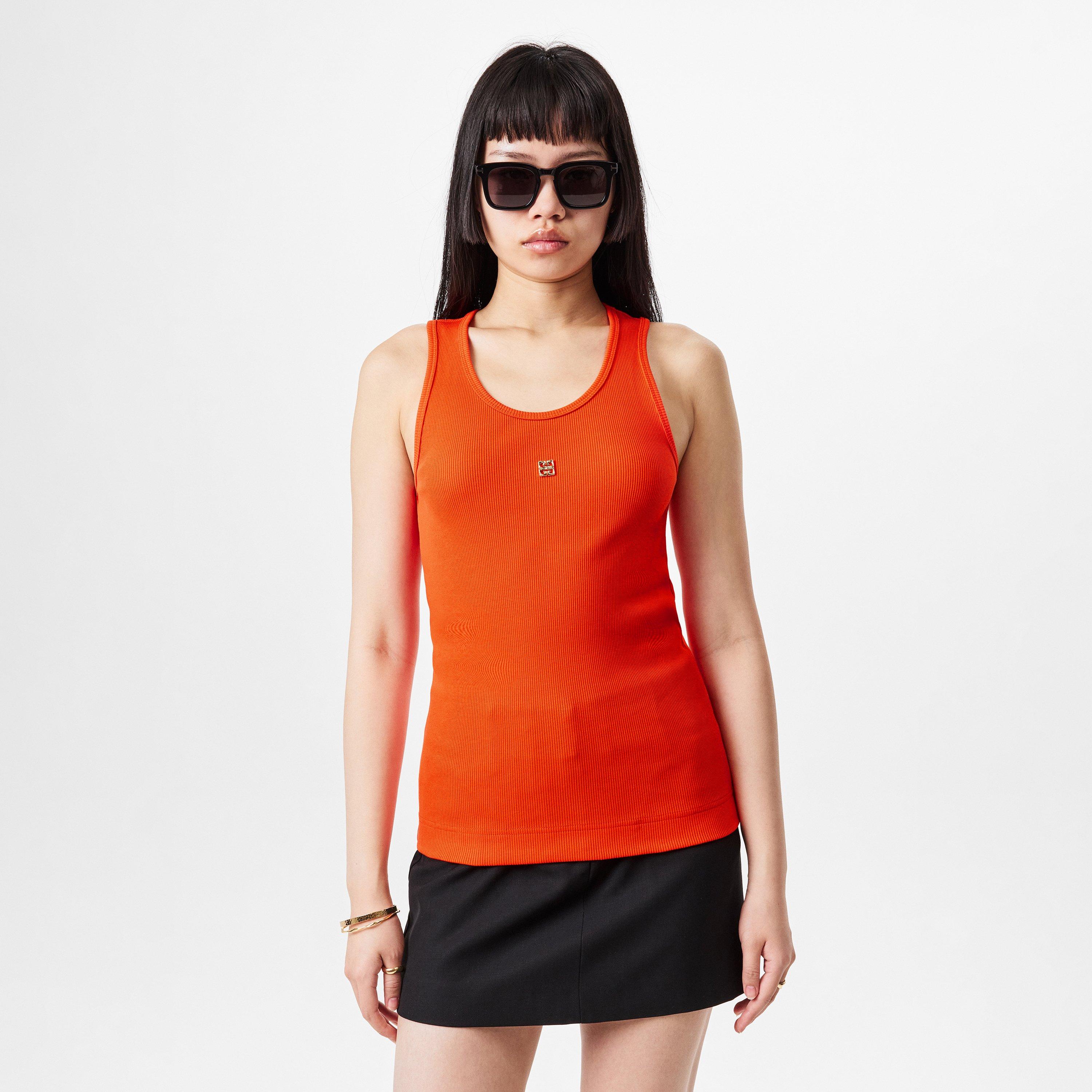 Women'S Rib Logo Tank Top