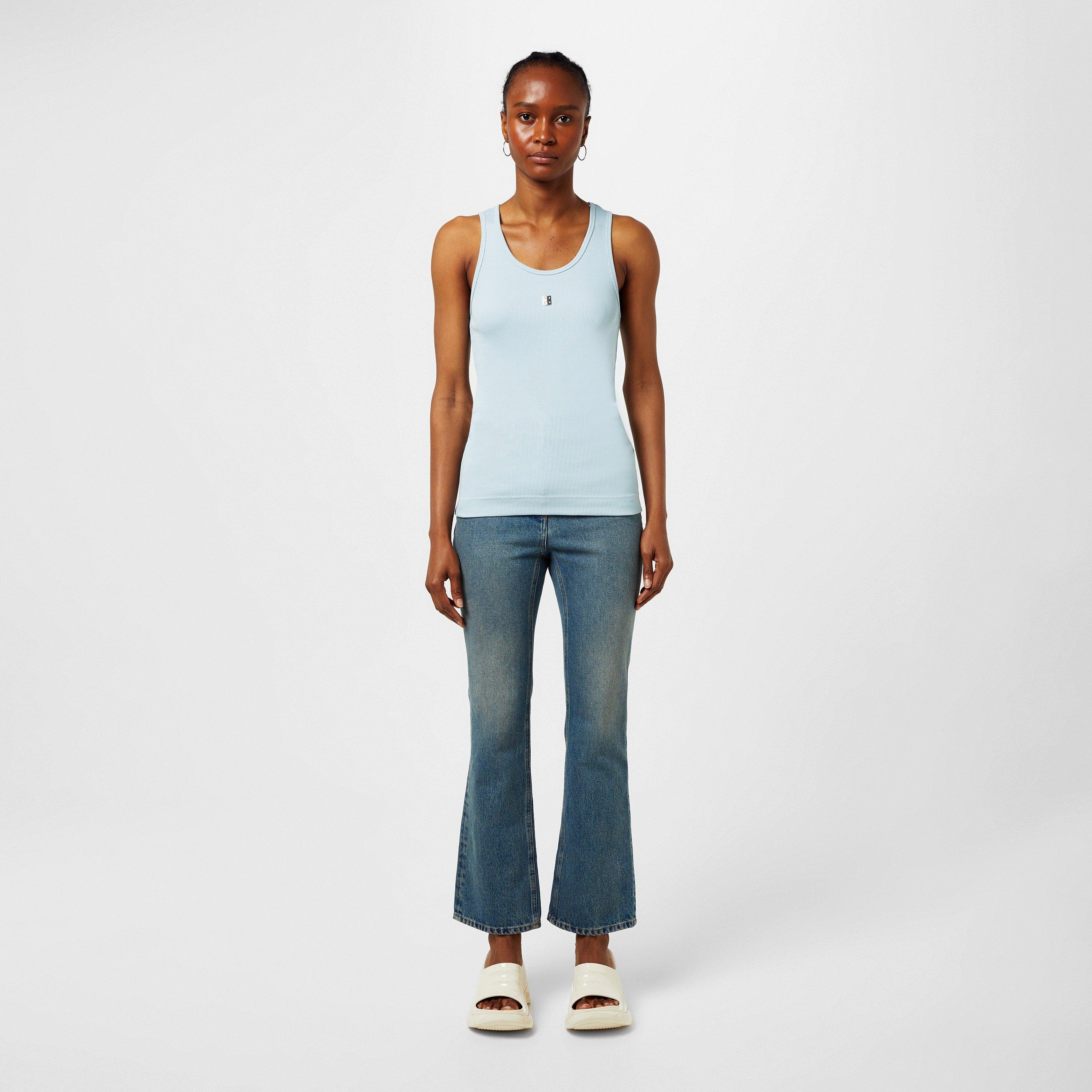 Women'S Rib Logo Tank Top